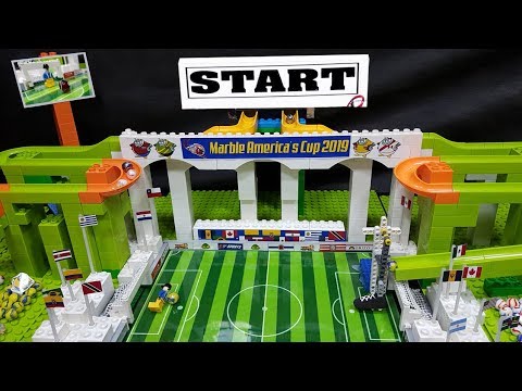 MARBLE SOOCER: Copa America 2019 Groups R2 - Penalty kick - carrera de canicas