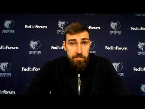 MEMvATL: Jonas Valanciunas Postgame Locker Room Interview | December 17, 2020