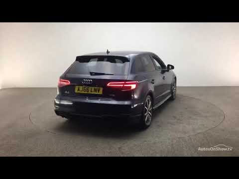 AUDI A3 TFSI BLACK EDITION BLUE 2017
