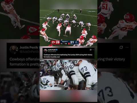 Cowboys continue to keep The Tom Landry Shift alive