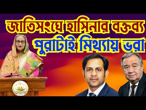 জাতিসংঘে হাসিনার বক্তব্য পুরাটাই মিথ্যায় ভরা #Nazmul_Hasan #New_York_Voice