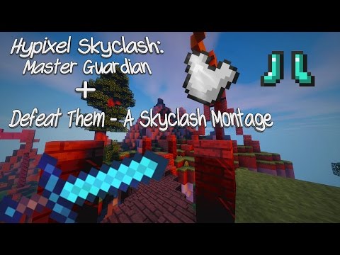 Hypixel Skyclash - Spending 500K Coins for Master Guardian! + Montage "Defeat Them" Skyclash Montage