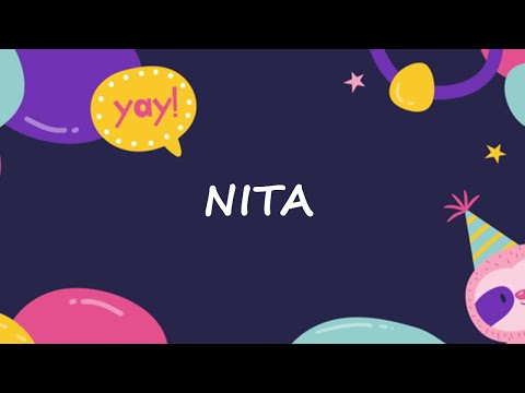 Happy Birthday to Nita - Birthday Wish From Birthday Bash