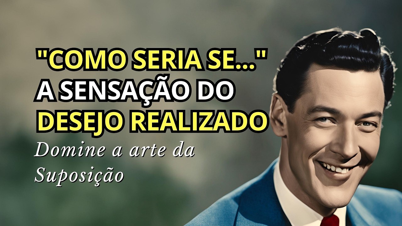 "COMO SERIA SE..." NEVILLE GODDARD ENSINA A CAPTURAR A SENSAÇÃO DO DESEJO REALIZADO