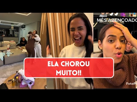 TELLING MARIELY THAT WE'RE GOING TO LIVE IN SP 😱 SHE CRIED A LOT! #mirellasantos