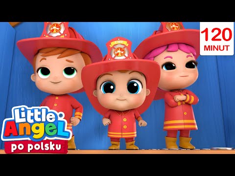 Mały Jaś chce zostać strażakiem | Little Angel 👼🏻 Bajki i piosenki dla dzieci po polsku