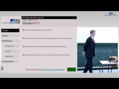 Schuldrecht I - 21 - Schaden, Aufwendungen