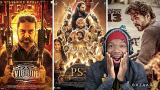 Highest Grossing Tamil Movies (REACTION) | Vijay | Rajinikanth | Vikram | Ajith Kumar | MaHa STATS