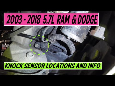 ⫷ RAM & Dodge │ 5.7L │ 2003 - 2018 │ Knock Sensor Locations, info with Torque  ⫸