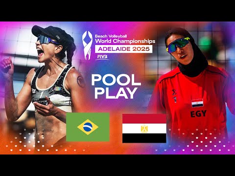 Carol/Rebecca vs. Marwa/Nada - Beach World Championships 2025 | Highlights | Pool Phase