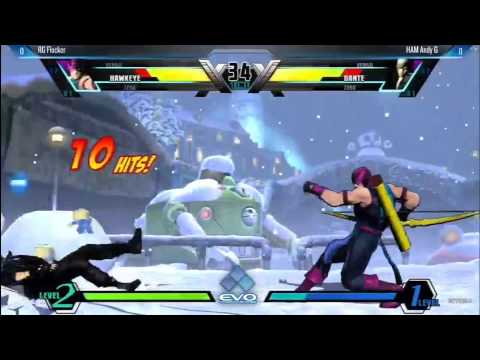 UMVC3 EVO 2014 Andy G vs  Flocker  HD