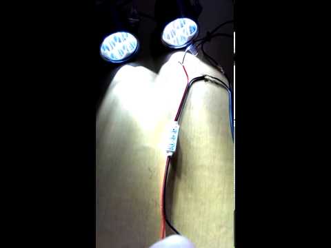 12VDC Wired Mini LED Light Control Module with Dimmer & Strobe Function