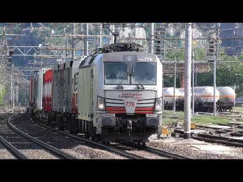 4K - 2021-05-08 Brennero Transiti di primavera 1/6 - Stazione di Domegliara