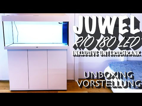 Juwel Rio 180 LED inklusive Unterschrank in weiß - Unboxing & Aquarium Vorstellung