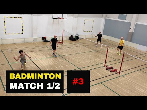 Friendly Match Badminton 2021 | Men's double | Jama/Mika vs Bong/Kimmo #3