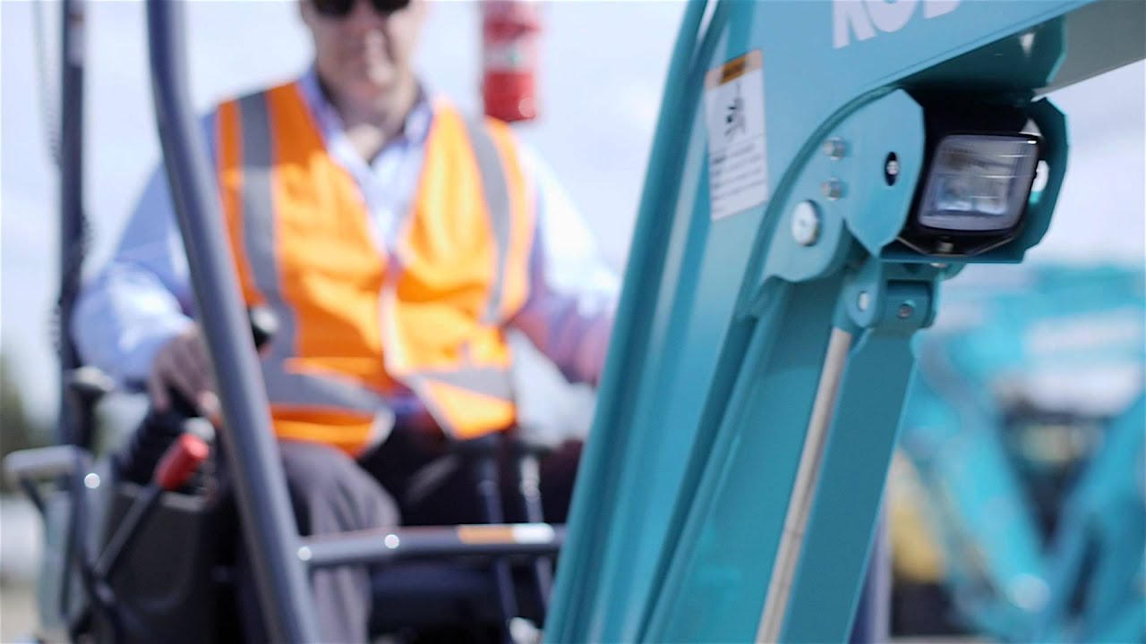 Kobelco SK17SR 2 tonne mini excavator 2.2m dig depth