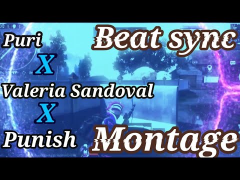 Beat Sync || Montage || 💐BGMI💐(By Pooja)[ Song:- Puri × Valeria Sandoval × Punish ] - Cola