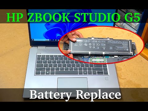 HP ZBOOK STUDIO G5 | Battery Replacement