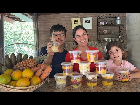 Various types of cake in a jar for you to make and even sell