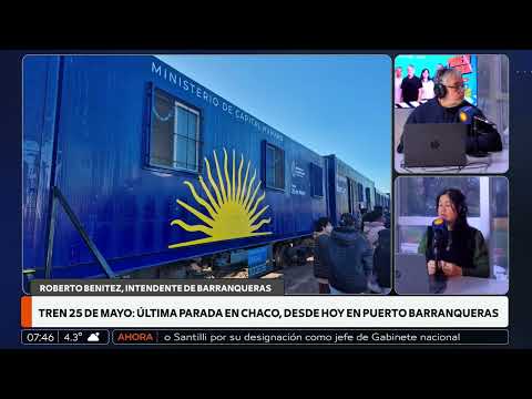 El Tren 25 de Mayo atenderá desde este lunes en Barranqueras