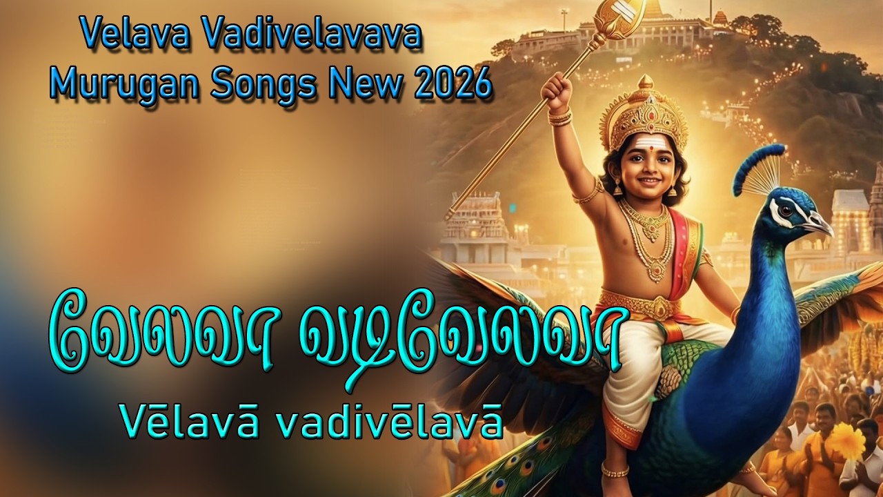 வேலவா வடிவேலவா | Velava Vadivelava - Lord Murugan Devotional Song | Soulful Murugan Devotional