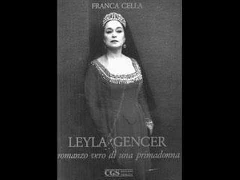 Leyla Gencer - La Wally -Ebben? Ne andrò lontana,