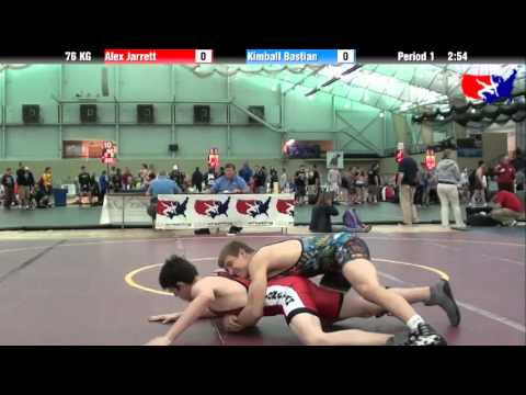 Alex Jarrett vs. Kimball Bastian at 2013 ASICS FILA Cadet Nationals - GR