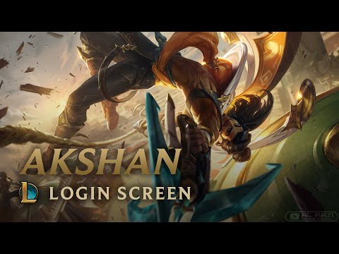 Akshan, The Rogue Sentinel | Login Screen | Animated 60fps - League of Legends | Wild Rift