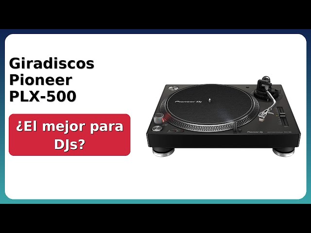 Vídeo relacionado con Pioneer DJ Giradiscos mod. PLX-500 de alto par, USB, negro