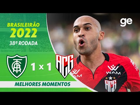 Gols e lances de América-MG x Atlético-GO