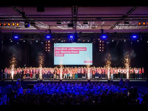 Meisterfeier 2022 der Handwerkskammer Dresden: „Denk mal zuerst ans Handwerk.“ #meister