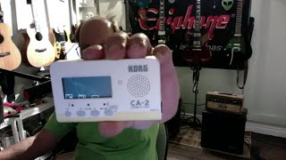 Video thumbnail for Korg CA-2 Guitar Tuner Review by Kevys RC & Music