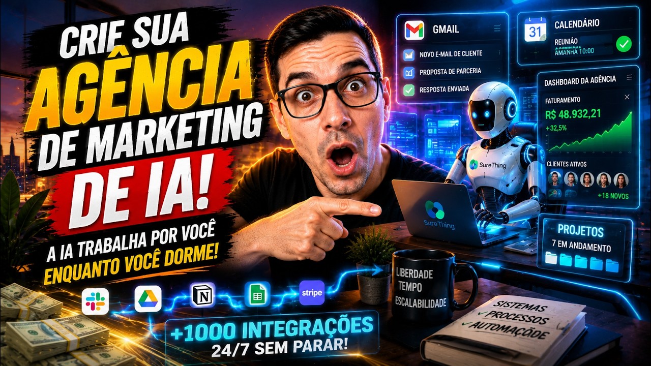 Como Criar uma Agência de IA que Trabalha Enquanto Você Dorme — SureThing na Prática