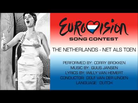 Corry Brokken - Net als toen (Netherlands, 1st place, winner) 1957