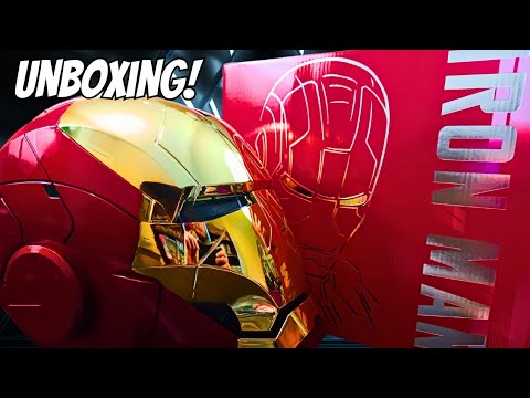 Autoking Iron Man MK 5 Electronic Helmet Unboxing and Review!