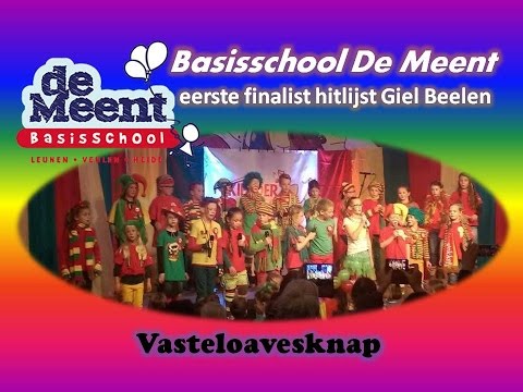Groep 5 van de Meent - Vastenlaovesknap met tekst