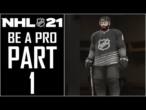 NHL 21 - Be A Pro Career - Walkthrough - Part 1 - "Intro And Player Creation"