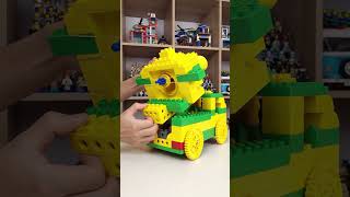 We&#39;re attacked by tanks, I&#39;ll counterattack with Lego cannons #tank #family #lego #shorts