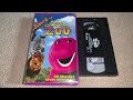 Opening And Closing To Barney Let S Go To The Zoo 2001 VHS