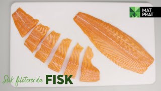 Filetering av ørret og laks