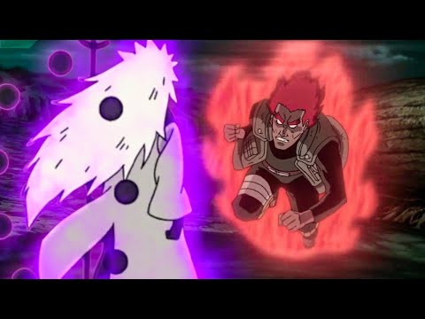 Might Guy Opens 8th Gate - Guy vs Madara Full Fight English Dub