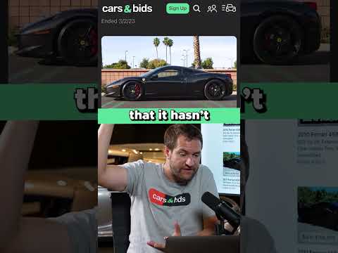 Ferrari 458s Are STILL Tremendously Expensive! #shorts #cars #ferrari #thiscarpod