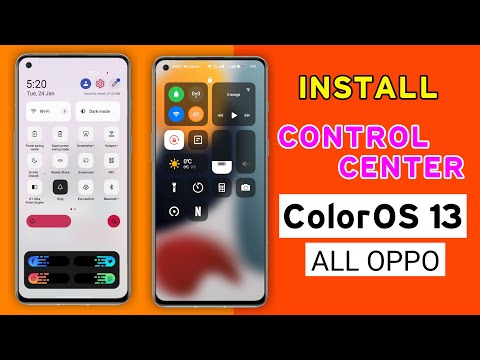 Install ColorOS 13 Control Center Oppo Reno 6 5G,7 Pro,A53,A52,F15,F19 Pro Plus,F19/Pro,F17,F21/Pro