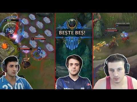 ZEDXSMURF 1V2 Easy!  Yayıncıların 200 IQ Hareketleri | 6. Bölüm | LoL Pit