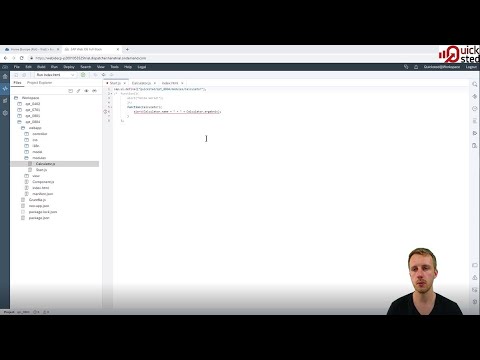 Quicksted - S32 SAPUI5 Webtechnologie