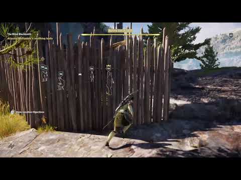 Assassin's Creed® Odyssey the blind blacksmith.