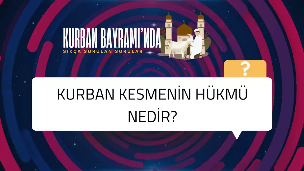 Kurban kesmenin hükmü nedir?