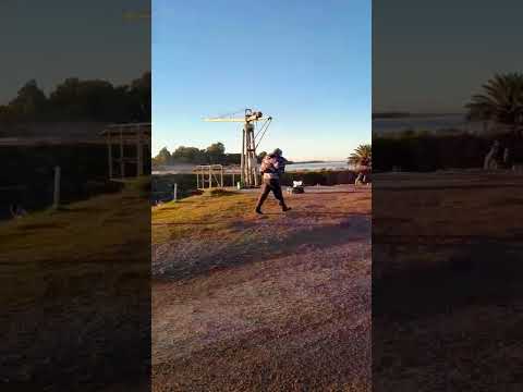 INGRESO A LA LAGUNA DE GUAMINÍ.#pesca #fishing #pejerrey #amigos #fish #laguna