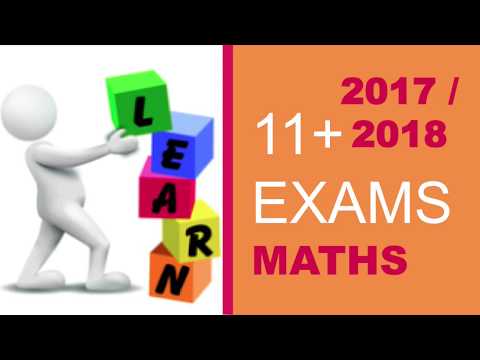 11 plus Exam Questions - Maths Eleven Plus