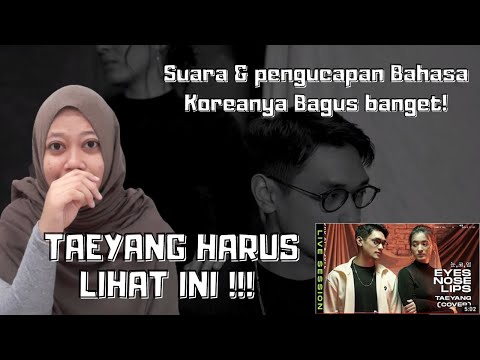 K-Pop Fan React to Eyes, Nose, Lips - Taeyang (Cover) By Afgan ft. Mawar de Jongh